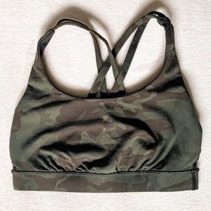 LULULEMON Camo Energy Sports Bra 4